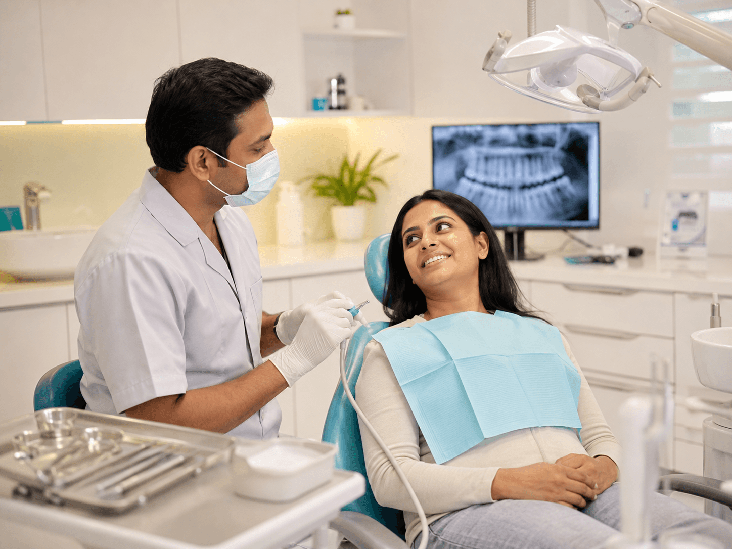 Root canal treatment visual